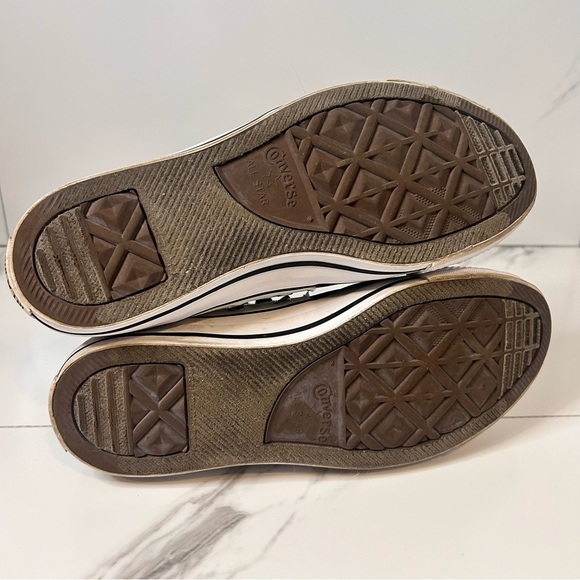 Converse Chuck Taylor All Star Paisley Black and White High-Tops Size 11 - Picture 5 of 5